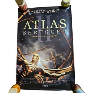 Atlas Shrugged II The Strike 2012 Movie Poster 27x40 Samantha Mathis D/S